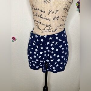 Motherhood Maternity Blue & White Star Lounge Shorts Size Extra Large